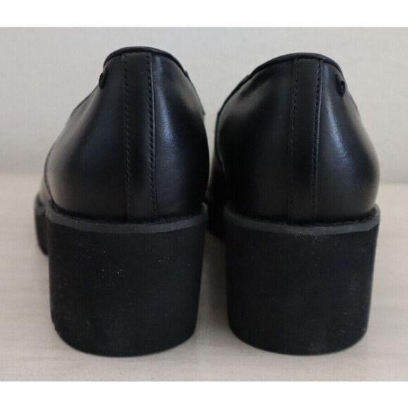 Vionic I7294L2-002 Women's Sz 8.5M Black Leather Willa Wedge Loafers - Picture 3 of 12